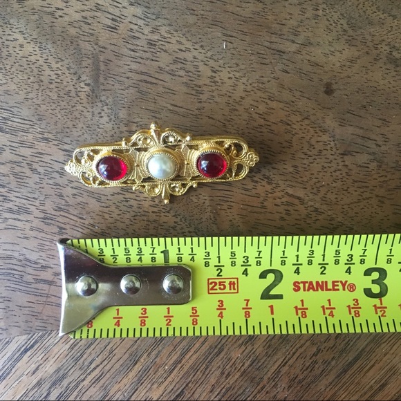 Vintage bar pin Victorian style - Picture 6 of 8